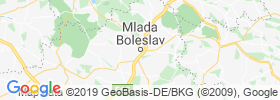 Mlada Boleslav map